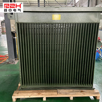 Transformateur triphasé immergé dans l'huile monté sur socle 100 kVA, 167 kVA, 200 kVA, MV/HV, différentes tensions de sortie (480 V, 440 V, 110 V, 380 V, 220 V)