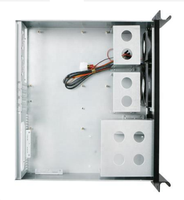 Boîtier d'ordinateur 3U super compact ATX pour montage en rack/de bureau avec alliage d'aluminium et refroidissement par ventilateur, profondeur d'utilisation 390 mm, EKI-N323 en stock