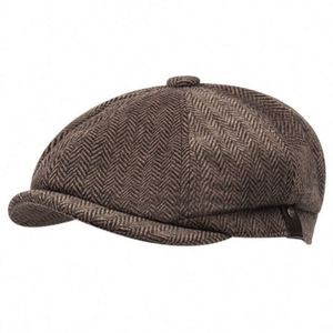 Gorra Newsboy de 8 Paneles con Diseño Espiga de Moda para Hombre, Precio Mayorista Económico - Product Image 1