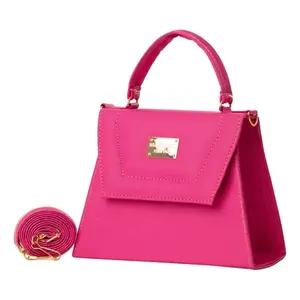 Borsa a Tracolla Fana Selene Buganvilia 22 Cm con Manico Singolo, Impermeabile, Fodera in PU, Borsa da Donna - Product Image 3