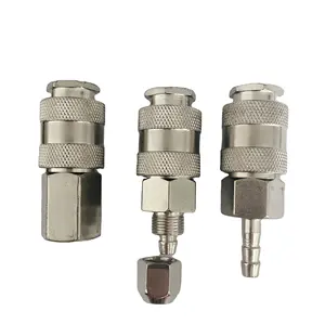 Khí nén phụ kiện không khí nhanh chóng kết nối Coupler 1/4 "3/8" 1/2 "nhanh chóng ngắt kết nối khớp nối