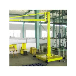 Usine Vente Directe Cantilever Bras Jib Crane 2 Tonnes 3 Tonnes Max Jaune Egypte Personnalisé Moment Orange Personnalisé Formation Puissance Alimentaire