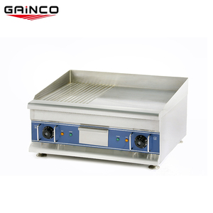 commercial <span class=keywords><strong>restaurant</strong></span> kitchen equipment cast iron grill griddle stainless steel electric griddle for sale - Product Image 1
