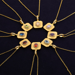 Collana Trendy Italiana Artigianale Plato Heart in Argento Placcato Oro 18K per Donne, Nuova Catena per Clavicola Leggera <span class=keywords><strong>e</strong></span> Lussuosa di Alta Purezza - Product Image 4