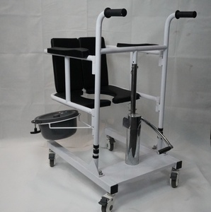 <span class=keywords><strong>Fauteuil</strong></span> <span class=keywords><strong>roulant</strong></span> hydraulique certifié CE WCHT WCHT0122, sans assemblage, capacité de 350 lb pour le transfert au bain/aux toilettes, transport de commode - Domicile - Product Image 2