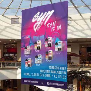 Pancarta Colgante Personalizada para Techo Interior, Pancartas Impresas de Vinilo y Poliéster, Regalos Promocionales para Seguros, Educación y Negocios - Product Image 2