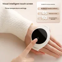 Bracelet chauffant électrique intelligent N8, chauffe-mains, bouillotte, recharge, auto-chauffant, affichage numérique, contrôle de la température