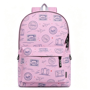 Customized Screen Printing Bookbags Unisex School <b>Bags</b> Backpack 20L Travel Souvenirs School Backpack Large - Product Image 1