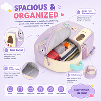Mochila Escolar Personalizada para Niños, Ligera, Resistente al Agua, con Dibujos Animados, para Estudiantes de Primaria, con Múltiples Bolsillos