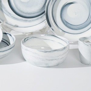 Bát ăn sáng sứ dùng hàng ngày, đựng ngũ cốc, sữa chua, đường, đường kính 6 inch, hình tròn - Product Image 4