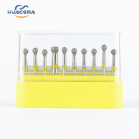 Fraises orthodontiques de haute qualité BR-26EF les consommables de fraises diamantées dentaires de sécurité avancée mèches de routeur à pointe de carbure par Huacera