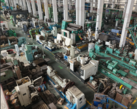Torno CNC de Rodillos Shibaura Usado, de Alta Resistencia, Fabricado en Japón, Máquina de Torneado Horizontal Grande para Mecanizado de Ejes y Rodillos