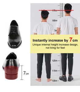 Bottes d'ascenseur italiennes élégantes grande taille pour hommes Bottes de cheville d'hiver en cuir suédé de qualité supérieure pour hommes Chaussures chelsea augmentant la hauteur - Product Image 6