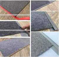 Bande de finition souple en vinyle plastique pour tapis, accessoires de revêtement de sol en PVC, bande de bordure de sol en plastique