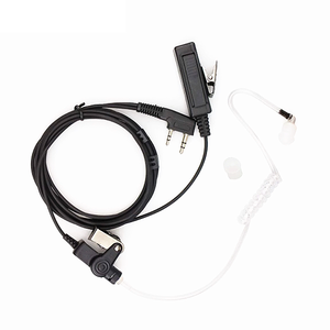 Écouteur de sécurité NX-1300 TK-2000 TK-3000 avec tube acoustique 2 broches, kit de surveillance, écouteur pour talkie-walkie, prise K, radio - Product Image 1