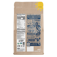 Sachets personnalisables imprimés à fond carré avec fenêtre transparente refermable, biodégradables, pour emballage alimentaire (riz, chewing-gum)