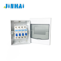Boîtier de distribution MCB encastré 4 voies AE-4, en plastique ignifuge avec couvercle transparent, IP30, équipement de distribution d'énergie intérieur