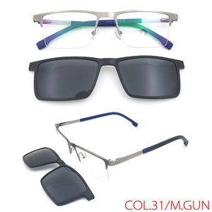 Prodotti della Cina all'ingrosso <span class=keywords><strong>occhiali</strong></span> <span class=keywords><strong>da</strong></span> sole in acciaio inox di nuovo Design montatura ottica <span class=keywords><strong>occhiali</strong></span> <span class=keywords><strong>da</strong></span> <span class=keywords><strong>vista</strong></span> in metallo <span class=keywords><strong>Clip</strong></span> su <span class=keywords><strong>occhiali</strong></span> <span class=keywords><strong>da</strong></span> sole per Unisex - Product Image 4