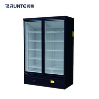 Porte en verre verticale de grande capacité réfrigérateur d'affichage réfrigéré refroidissement par air distributeur automatique de boissons à prix compétitif