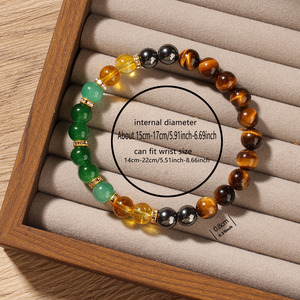 Pulseras de 7 Chakras a la Moda, Pulsera de Piedras Naturales de 8mm, Joyería de Moda para Atraer la Riqueza y la Suerte - Product Image 6