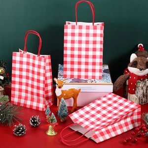 Bolsa de Papel Rosa de la Serie Gingham, Práctica para Fiestas, Celebraciones, Decoración, Uso Diario, <span class=keywords><strong>PartyMaker</strong></span> - Product Image 6