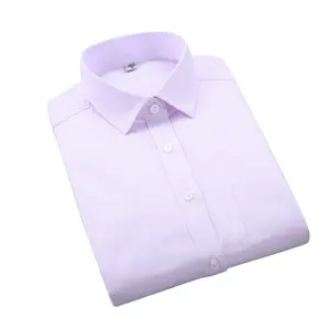 फसल सफेद पोशाक लंबी शर्ट Suppliers-नई लिस्टिंग सफेद औपचारिक लंबी ठोस रंग फसल पोशाक शर्ट पुरुषों के लिए 100% कपास