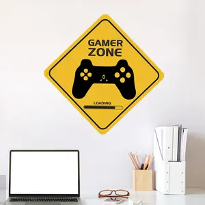 tường sticker báo giá thiết kế tường Suppliers-Hot Bán Tường Decal Video Game Logo Dán Tường Trích Dẫn Gamer Zone Playroom Trai Phòng Ngủ Removable Thiết Kế Thời Trang Trang Trí Nội Thất