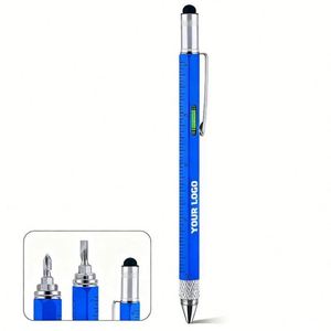 Herramienta Multiusos para el Hogar, Regla, Nivel, Bolígrafo con Destornillador Multifunción y Punta de Bola para Promociones - Product Image 1