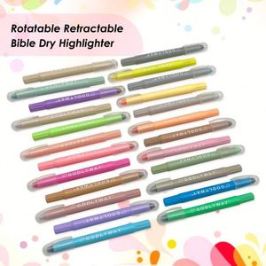 X515-1 Nouveaux surligneurs de papeterie, marqueurs gel pastel colorés, sans bavure, ensemble de marqueurs gel surligneurs - Product Image 3