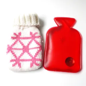 Hot water bottle shape instant sodium acetate reusable click magic gel heat pack hand warmer