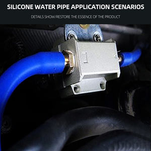 Manguera trenzada <span class=keywords><strong>de</strong></span> silicona reforzada <span class=keywords><strong>de</strong></span> alto rendimiento para radiador <span class=keywords><strong>de</strong></span> motocicleta, tubo <span class=keywords><strong>de</strong></span> <span class=keywords><strong>agua</strong></span> para KAWASAKI KR150 Serpico - Product Image 5