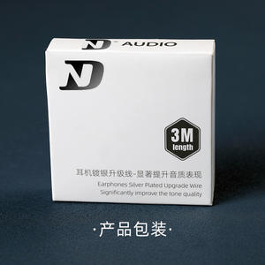 สายต่อหูฟัง ND 3 เมตร ชุบเงิน หัวกลม 3.5 มม. 0.75/0.78 แบบยูนิเวอร์แซล CCA/KZ/TRN/QDC/<span class=keywords><strong>TFZ</strong></span> - Product Image 5