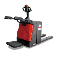 Transpalette Électrique Autoporté 2,5T 2 Tonnes à Batterie avec Plateforme pour la Logistique d'Entrepôt et la Manutention de Marchandises
