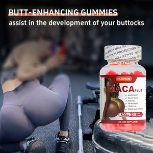 Gummies à la Maca pour Femmes Formule Naturelle et Végane pour l'Amélioration des Fessiers Effet BBL pour Adultes - Product Image 3