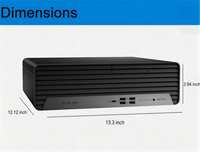 PC de bureau Barebone SFF Elite SFF 800 G9 12e génération, propre, sans rayures, grade A, testé et fonctionnel