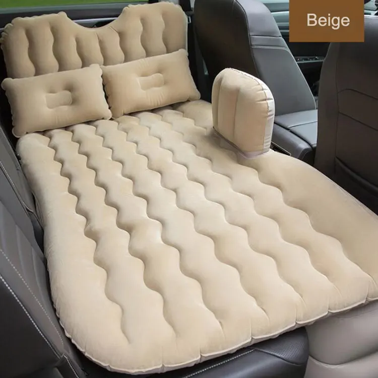 Açık nem geçirmez seyahat taşınabilir yatak airbed araba geri klozet kapağı şişme yatak hava yatağı