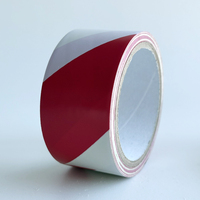 Einseitiges Matt PVC Vinyl Boden band Wasser aktiviertes Gummi Sicherheit Elektrisch Abnehmbare Boden markierung Warnung Warnband