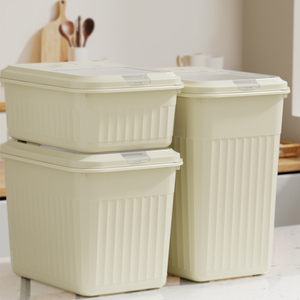 Contenitore per Riso con Coperchio Ribaltabile in PP: l'Organizzatore Definitivo per <span class=keywords><strong>la</strong></span> Cucina e Contenitore per Alimenti per Casa e Cucina - Product Image 1
