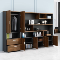 Armoire à dossiers en bois de style moderne JINGSHUN avec un design modulaire écologique certifié CE pour le salon et le bureau