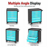 Meilleures ventes : Armoire à outils mobile en acier laminé à froid pour garage professionnel