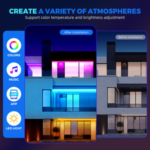Chơi Game Phòng Ngủ Bầu Không Khí USB Đầy Màu Sắc Ánh Sáng Dải Tự Dính Điện Áp Thấp <span class=keywords><strong>5V</strong></span> Thông Minh RGB <span class=keywords><strong>LED</strong></span> Dải Ánh Sáng - Product Image 6