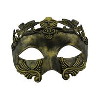 En stock Masque de carnaval vintage romain grec pour hommes, or et argent antique, pour Mardi Gras et fêtes