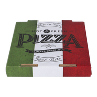 Boîte à pizza personnalisée en gros, imprimée et avec logo, boîte en papier kraft de qualité alimentaire durable et résistante, emballage alimentaire