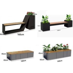 Pot de fleurs en métal anti-rouille <span class=keywords><strong>XXL</strong></span> pour extérieur, pot de fleurs doré <span class=keywords><strong>XXL</strong></span> pour extérieur, jardinières, pots, <span class=keywords><strong>jardinière</strong></span> pour arbres - Product Image 1