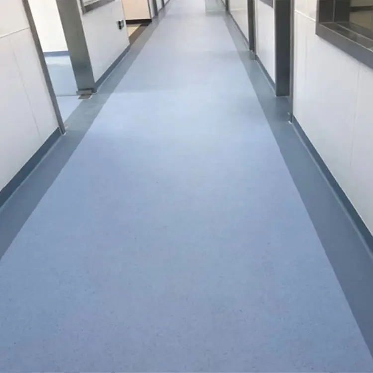 manufacturer non slip pvc roll flooring homogeneous flooring for hospital