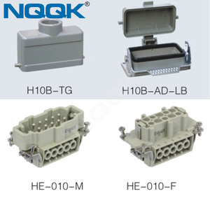 HDC-HE-010-03S 10 broches robuste monté en surface prises connecteur avec 2 leviers - Product Image 5