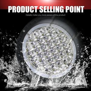 7 pulgadas Flood LED Headlight 60W Work Touch <span class=keywords><strong>Lumina</strong></span> Spot Beam Round Offroad Driving Light - Product Image 2