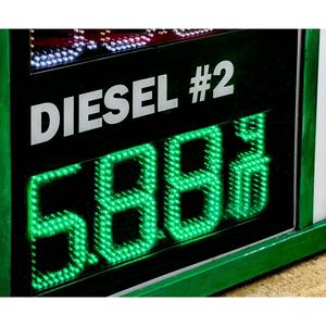 Pannello Digitale LED Impermeabile IP65 ad Alta Luminosità ROSSO/AMBRA/VERDE/BLU/BIANCO per Display Prezzi Carburante in Stazioni di Servizio - Product Image 5