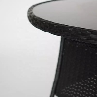 Ensemble de 5 tables et chaises de jardin Chiras avec coussins moelleux pour patio, directement de l'usine