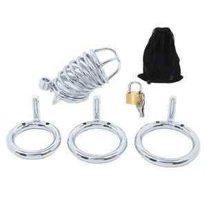 Cincin baja tahan karat dapat disesuaikan kandang unggas dapat dilepas untuk burung tahan karat kandang ayam kunci Penis untuk ayam <span class=keywords><strong>Cockatiel</strong></span> - Product Image 1